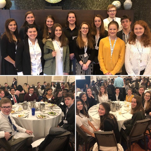DECA members at the Fall State Leadership Conference on October 17, 2018. 