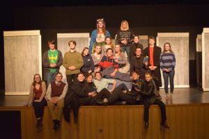 HWRHS Theatre Workshops cast of Wake Up Call by Stephen Gregg