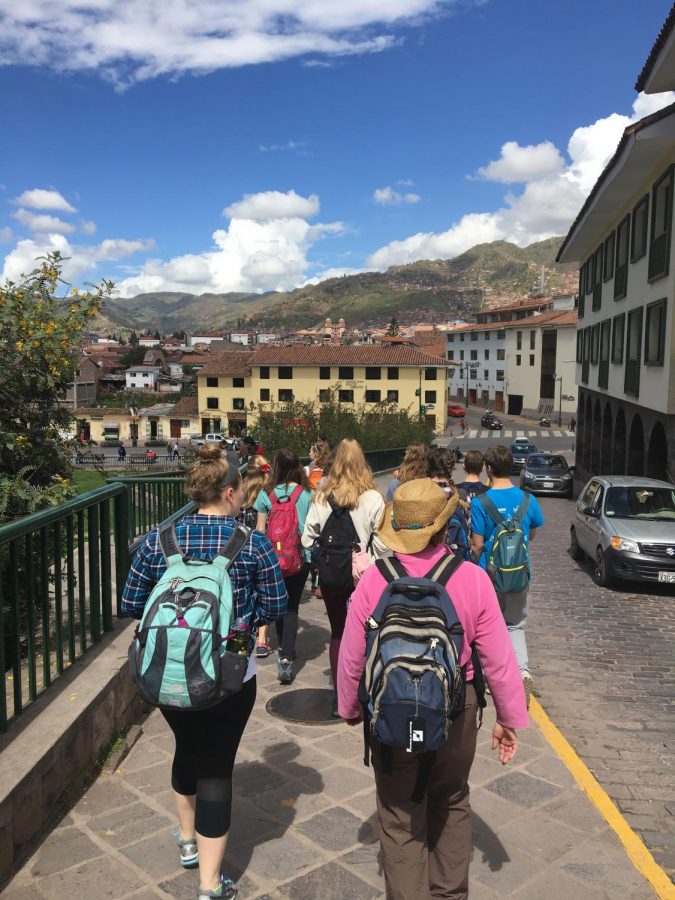 Walking around Cuzco, April 2017. 