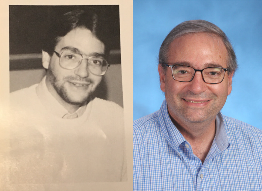 Mr. Bucci’s yearbook pictures from when he started teaching to now. 