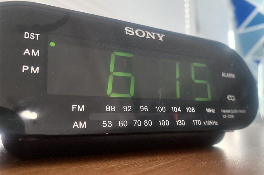 A 6:15 wake up via alarm clock is what some students will face 5 days a week.