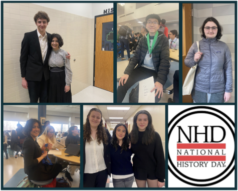 Students participated in National History Day on March 12, 2023