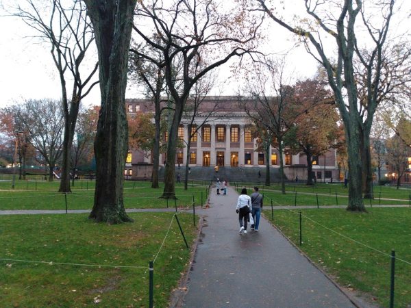 Harvard University, an Ivy League school, taken in November of 2019