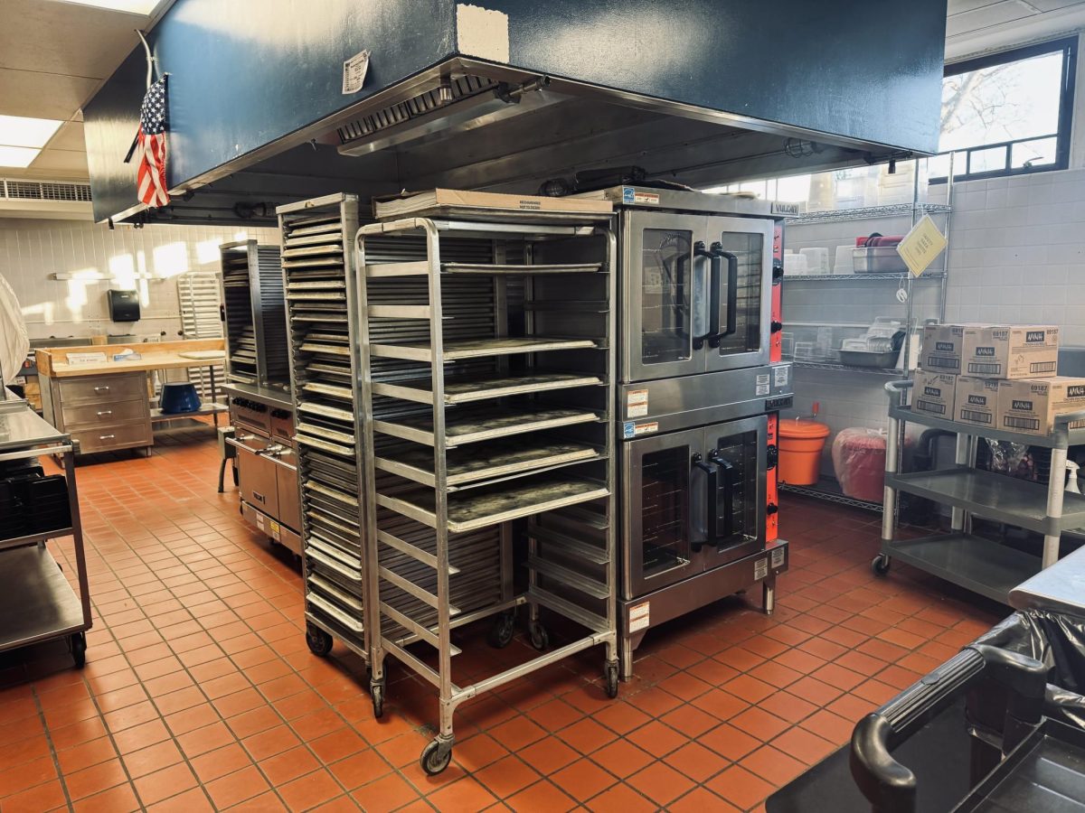 Behind the scene in the kitchen at HWRHS.  This is were all meals a prepped each day. 